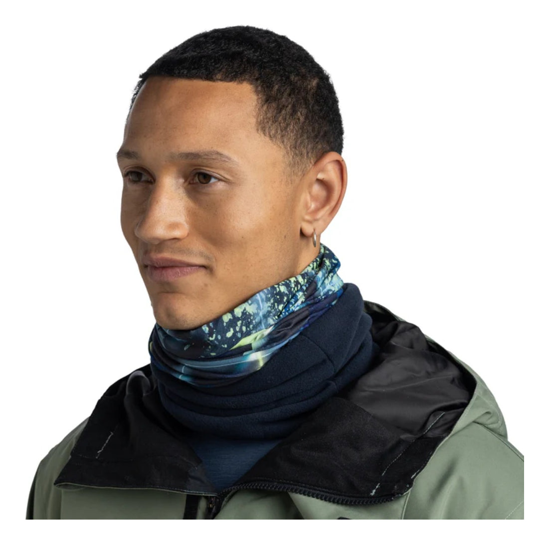Tubular Buff Con Forro Polar Neckwarmer Jorp Navy