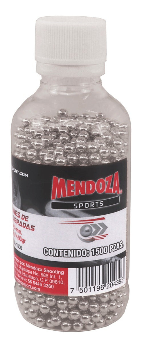 2 Pack Balines De Acero Mendoza Ma-1500 4.5 Mm 1500 Pzs