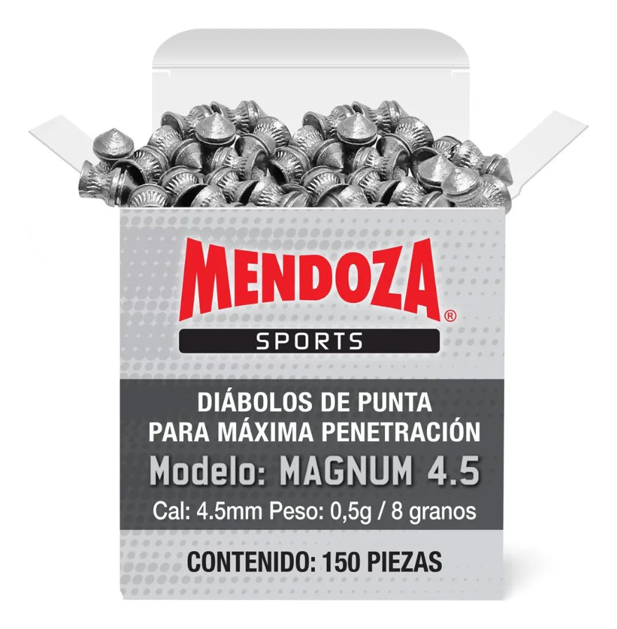 Caja De Diábolos De Punta Magnum Mendoza Calibre 4.5
