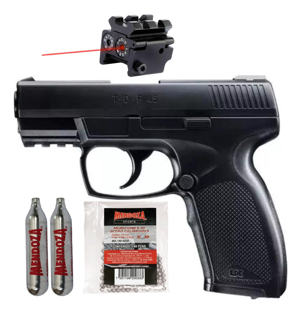 Pistola Umarex Tdp45 Co2 De Balines Postas + Mira