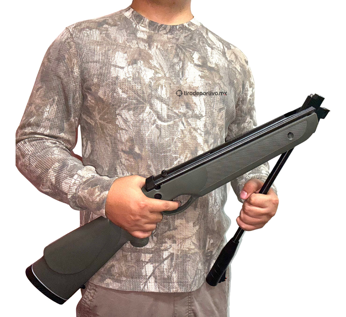 Rifle Resorte Marksman 2063 Verde Cal 5.5 Con Diábolos