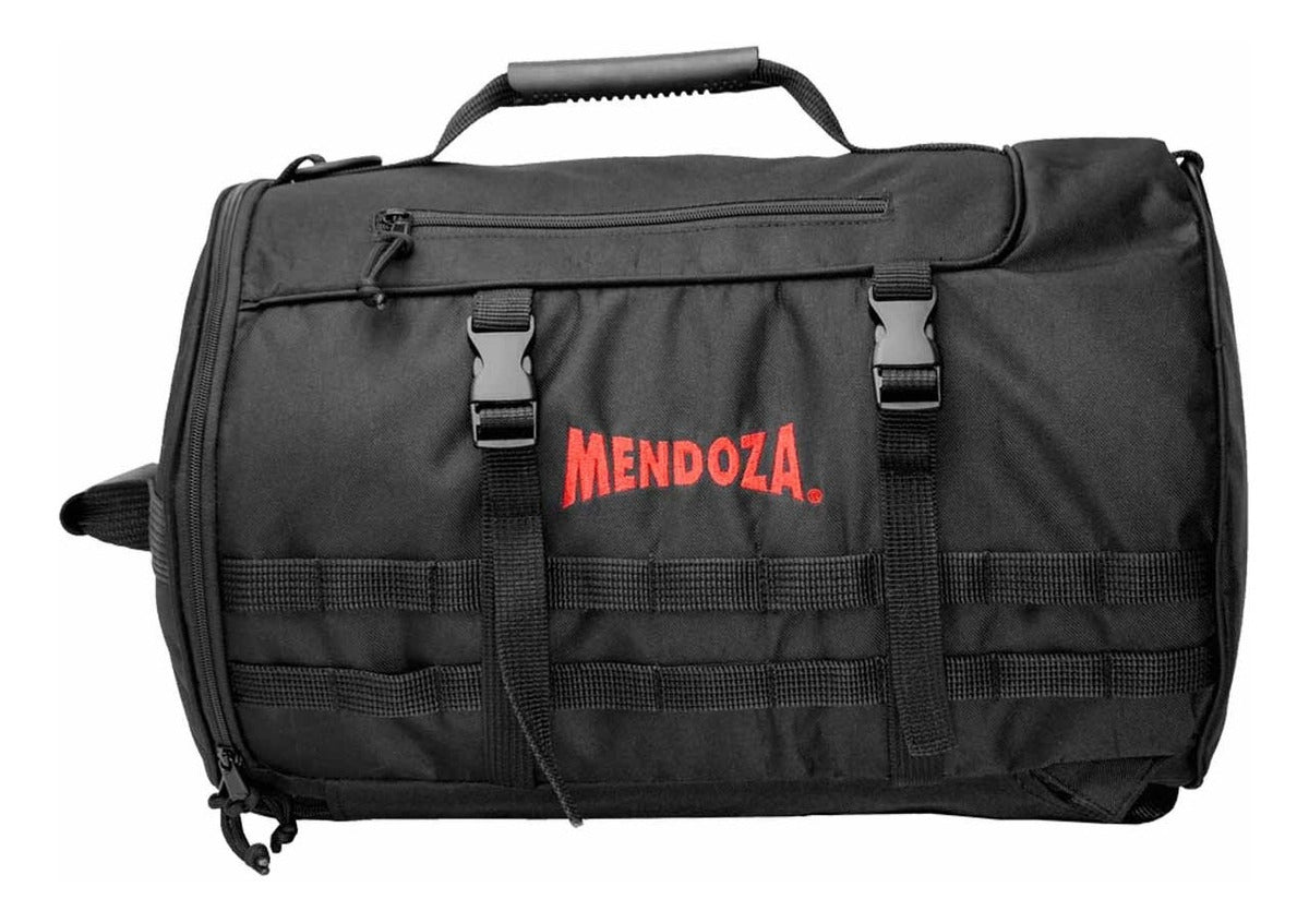 Maleta Mochila Mendoza Mh-008 Negra 4 Formas De Agarre - Negro - color: Negro