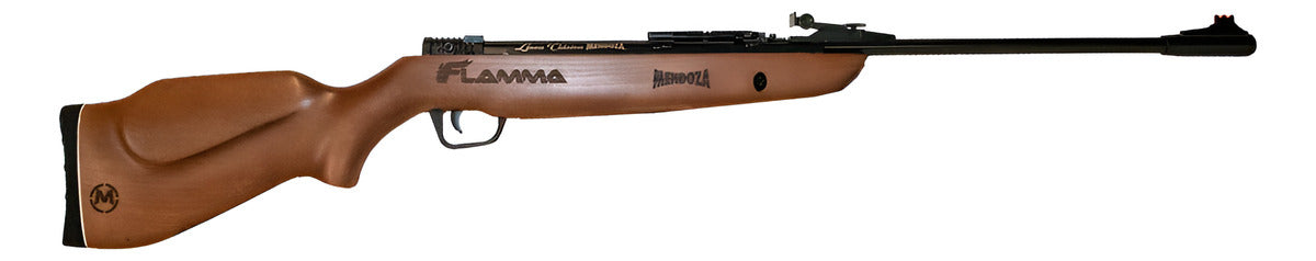 Rifle Resorte Mendoza Flamma 5.5mm C/cargador Pavonado Kit