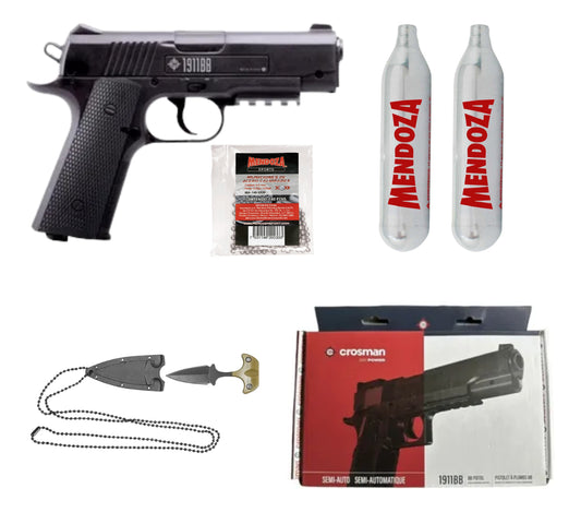 Pistola Crosman De Co2 1911bb 4.5mm 20 Tiros + Navaja