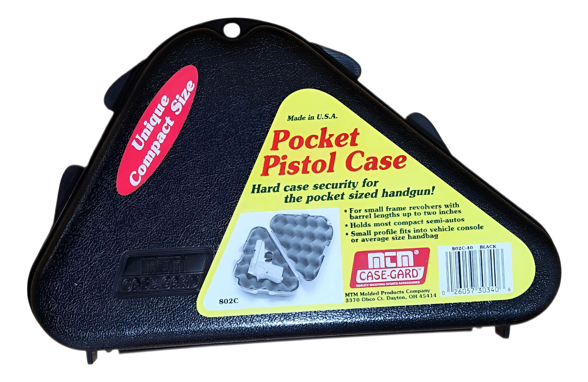 Estuche Rígido Arma Corta Compacta Mtm 802c Con Goma Espuma