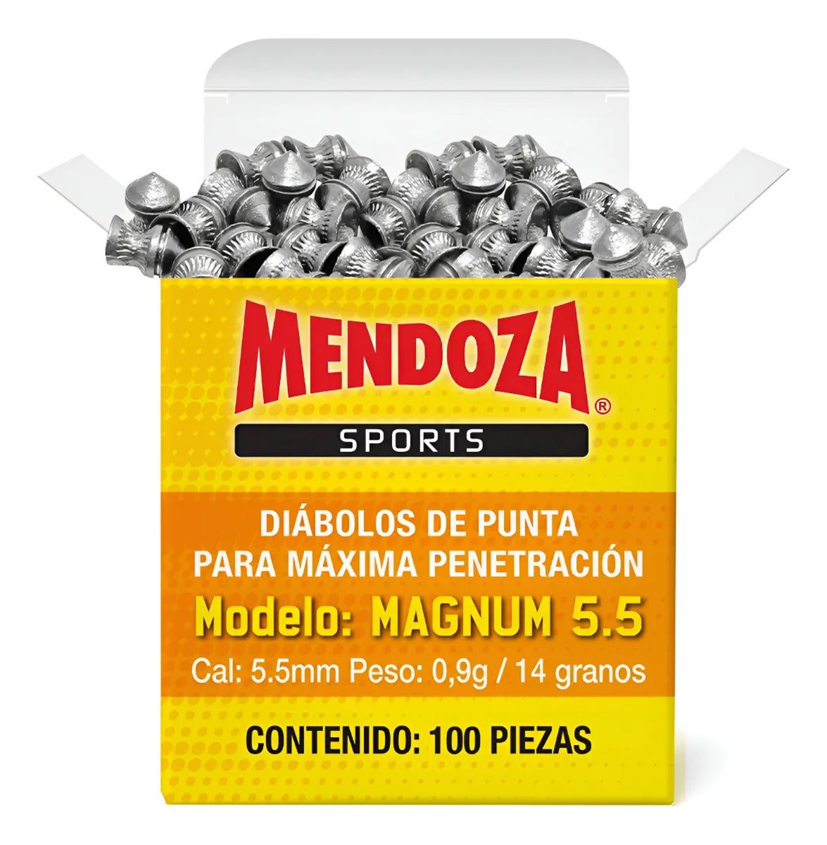 Pack Diábolos De Punta Magnum Mendoza 5.5 Mm 1000pzas.