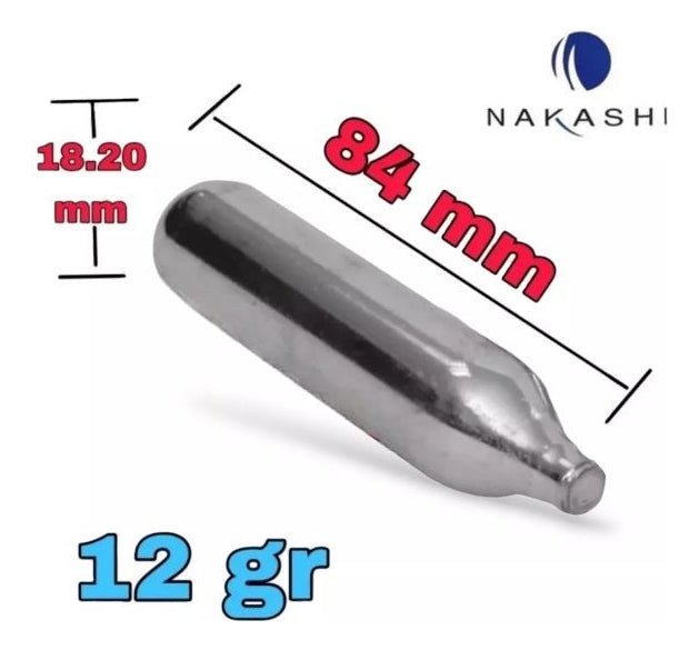 15 Pack Tanques Cartuchos Co2 Nakashi 12g Pistolas Y Rifles