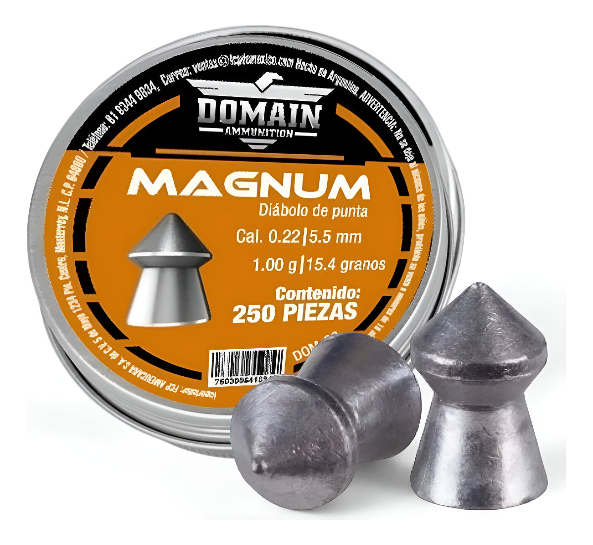 Diábolos Domain Dom-02 Magnum 15.4gr Cal 5.5 250pz