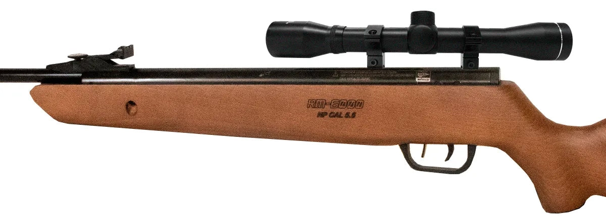 Rifle Gs Piston Mendoza Cyclone Barniz Cal. 5.5 Mira 4x32 Marrón 5.5 Mm