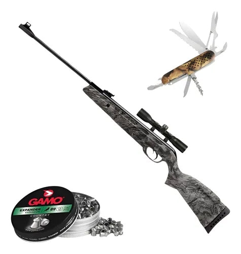 Rifle Gamo Wild Grey Tiger Cal. 5.5 Mm Con Mira 4x32 En Kit