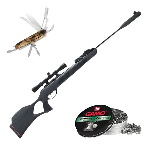 Rifle Gamo Replay Nitropiston Gen2 10 Tiros Con Mira 5.5mm En Kit