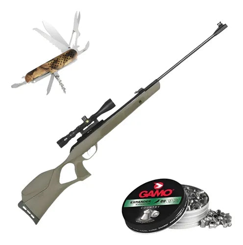 Rifle Gamo G-magnum 1250 Jungle Cacería Resorte C/ Mira 5.5 En Kit