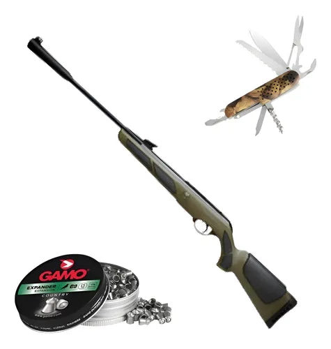 Rifle Deportivo Gamo Bone Collector Alta Potencia Caceria5.5 En Kit