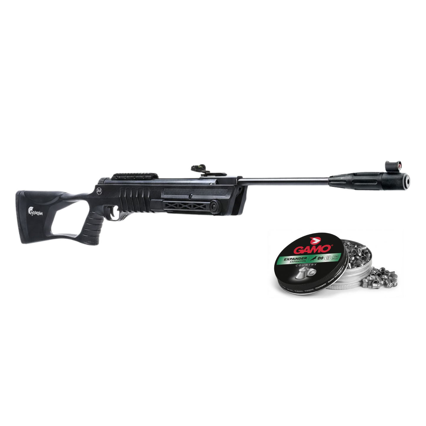 Rifle de aire Mendoza Spartan 5.5mm Resorte 800fps +Diabolos