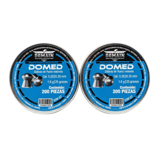 2 Pack Domain Diábolo DOM-07 Punta Redonda Caceria Precision