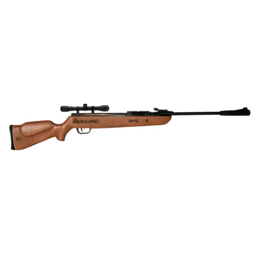 Rifle Nitropiston Mendoza Vulcano Barniz 5.5 Mm C/mira