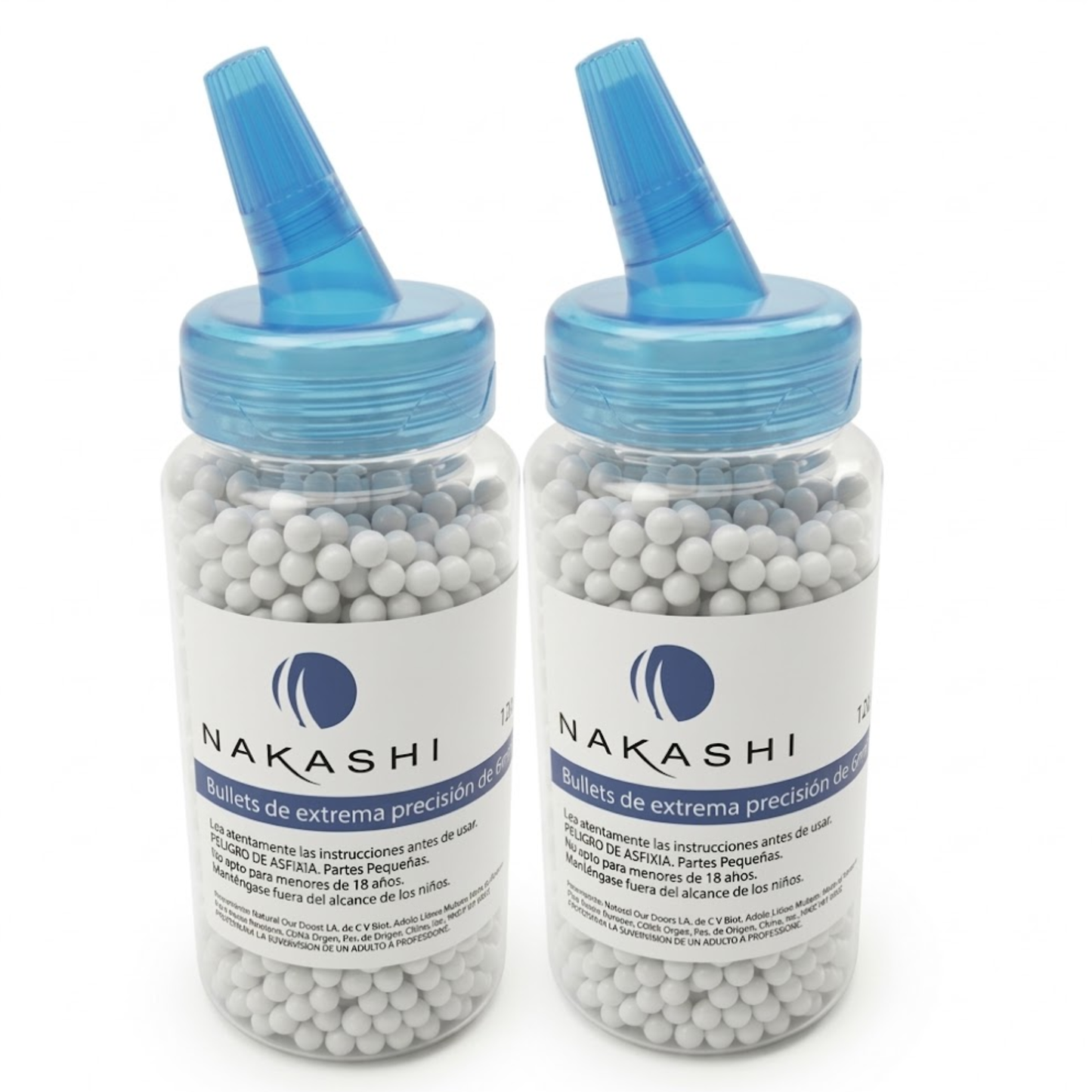 Balines Plástico Nakashi 6mm 12g 4000 BBS Airsoft Pistola