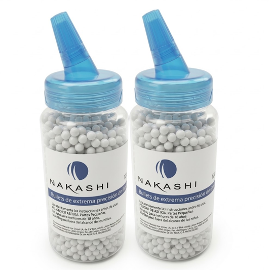 Balines Plástico Nakashi 6mm 12g 4000 BBS Airsoft Pistola