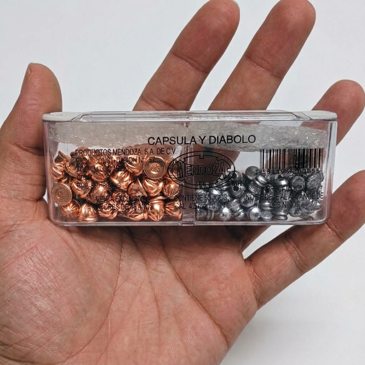 10 Pack Cápsula / Diábolo 4.5mm Sd-4.5-50-0555 Para 500tiros