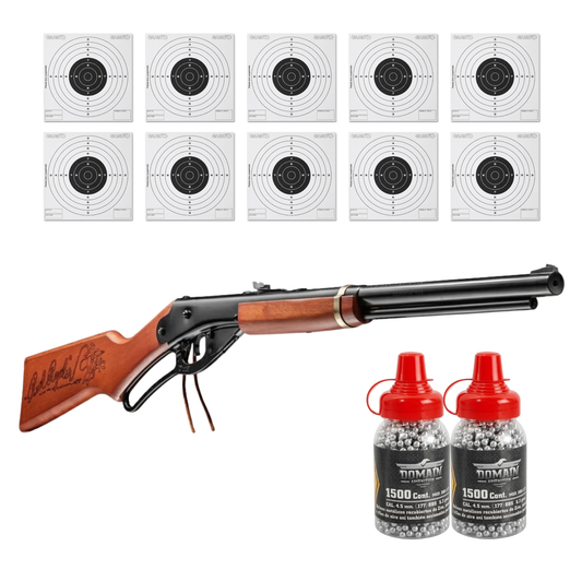 Rifle Daisy Adult RedRyder 4.5mm Kit 10 Dianas DBB-177 2pack