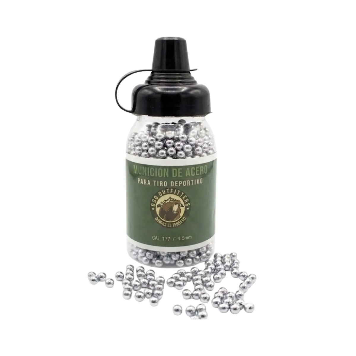 Balines Bbs Municiones 4.5mm Oso Outfitters 1500 Pz Tiro