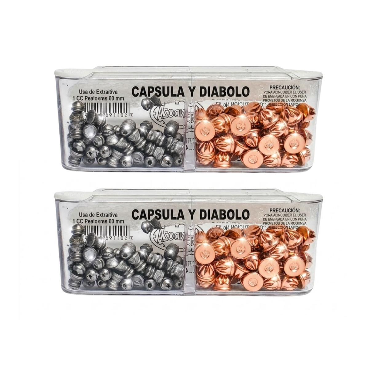 2pack Salva Diabolo 4.5mm Mendoza 2000 Express 100 Juegos