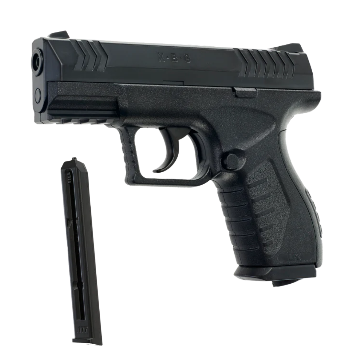 Pistola de CO2 Calibre 4.5 mm Umarex XBG c/ Balines y Dianas