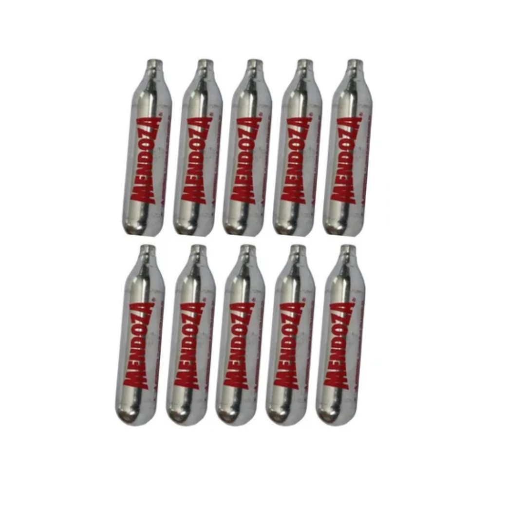 Pack Mendoza Con 10 Tanques Co2 Para Pistola + 1500 Balines