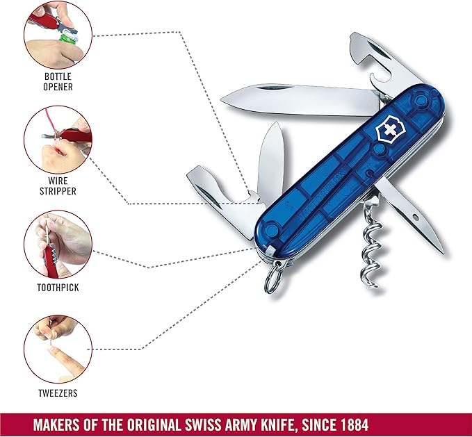 Navaja Suiza Victorinox Spartan Blue, 12 Usos