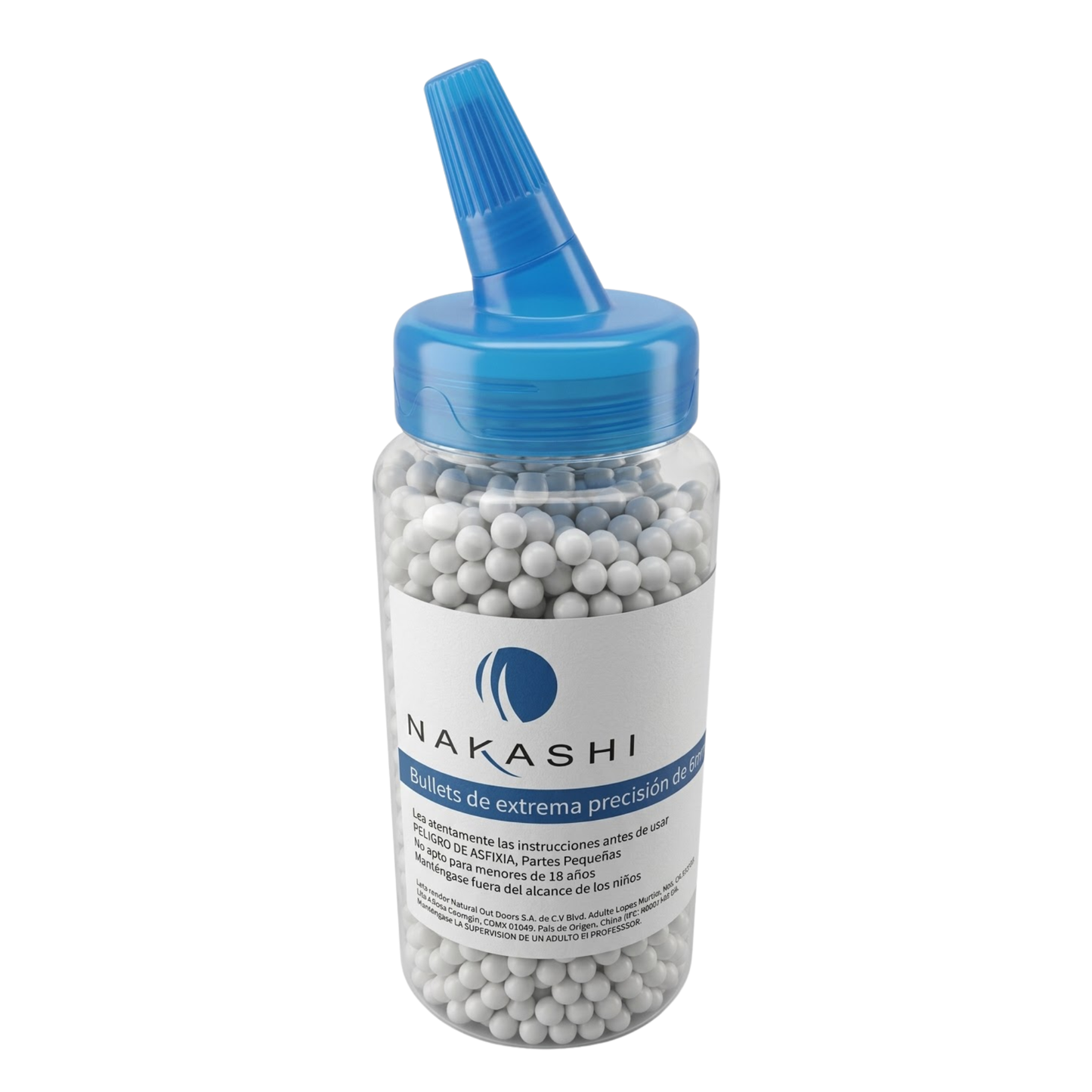 Balines Plástico Nakashi 6mm 12g 4000 BBS Airsoft Pistola