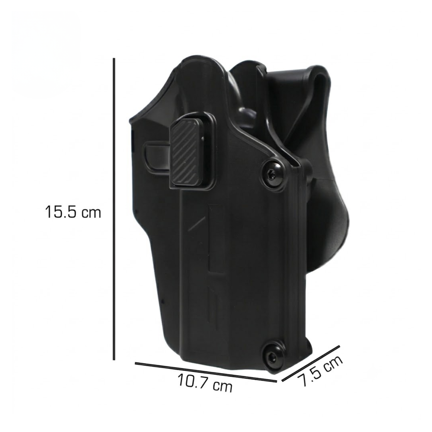 Funda Holster Universal P/ Arma Kampak Carcasa Rígida KW341