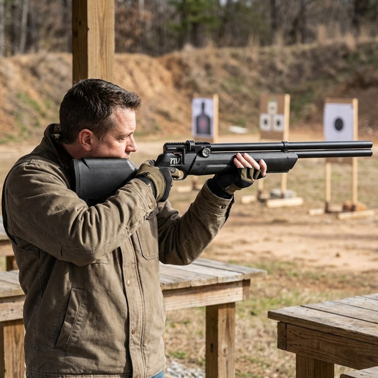 Rifle deportivo Nova Vista Leviathan 6.35mm PCP 8 tiros