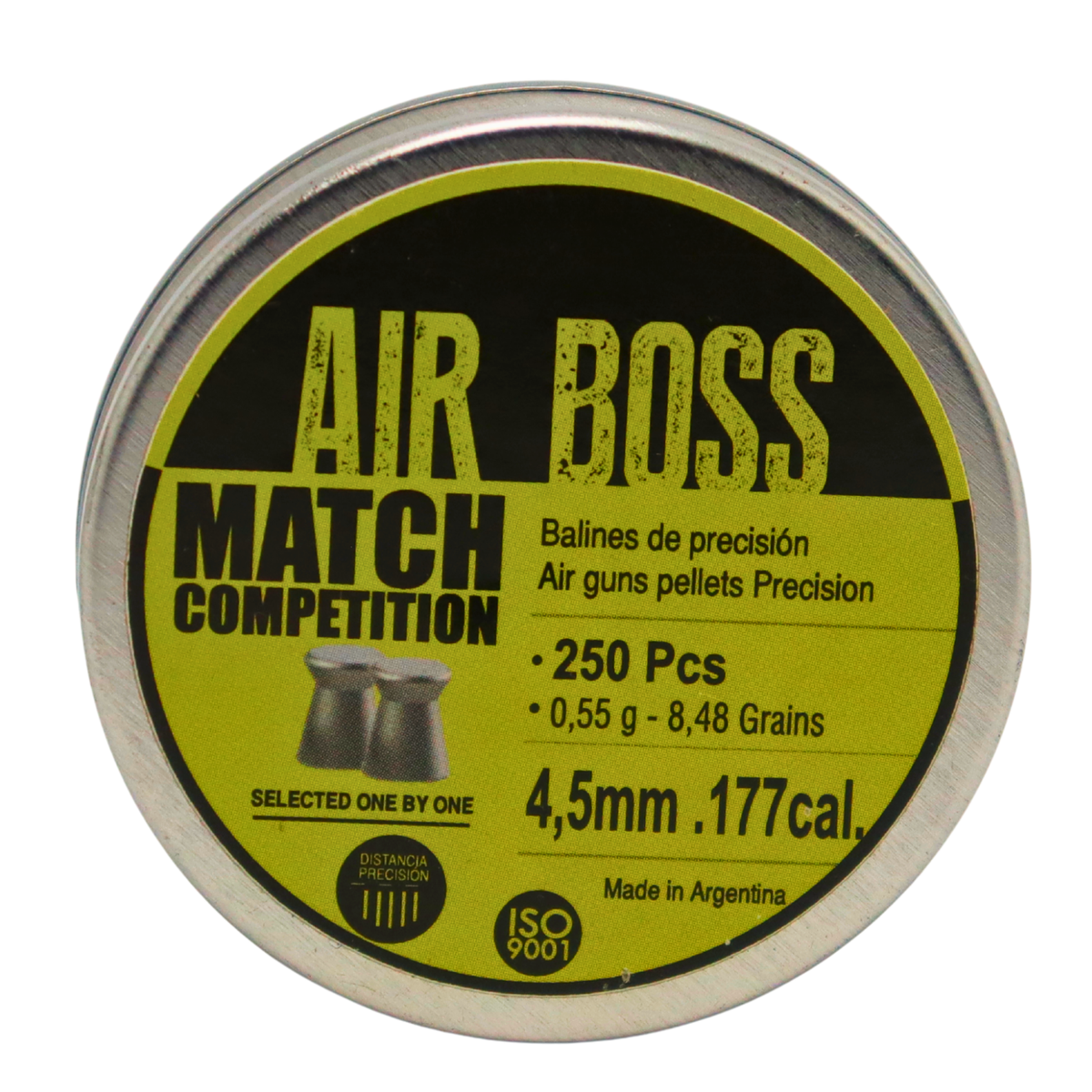 Diábolo Apolo 30301 Air Boss Match Cal 4.5mm 250pz