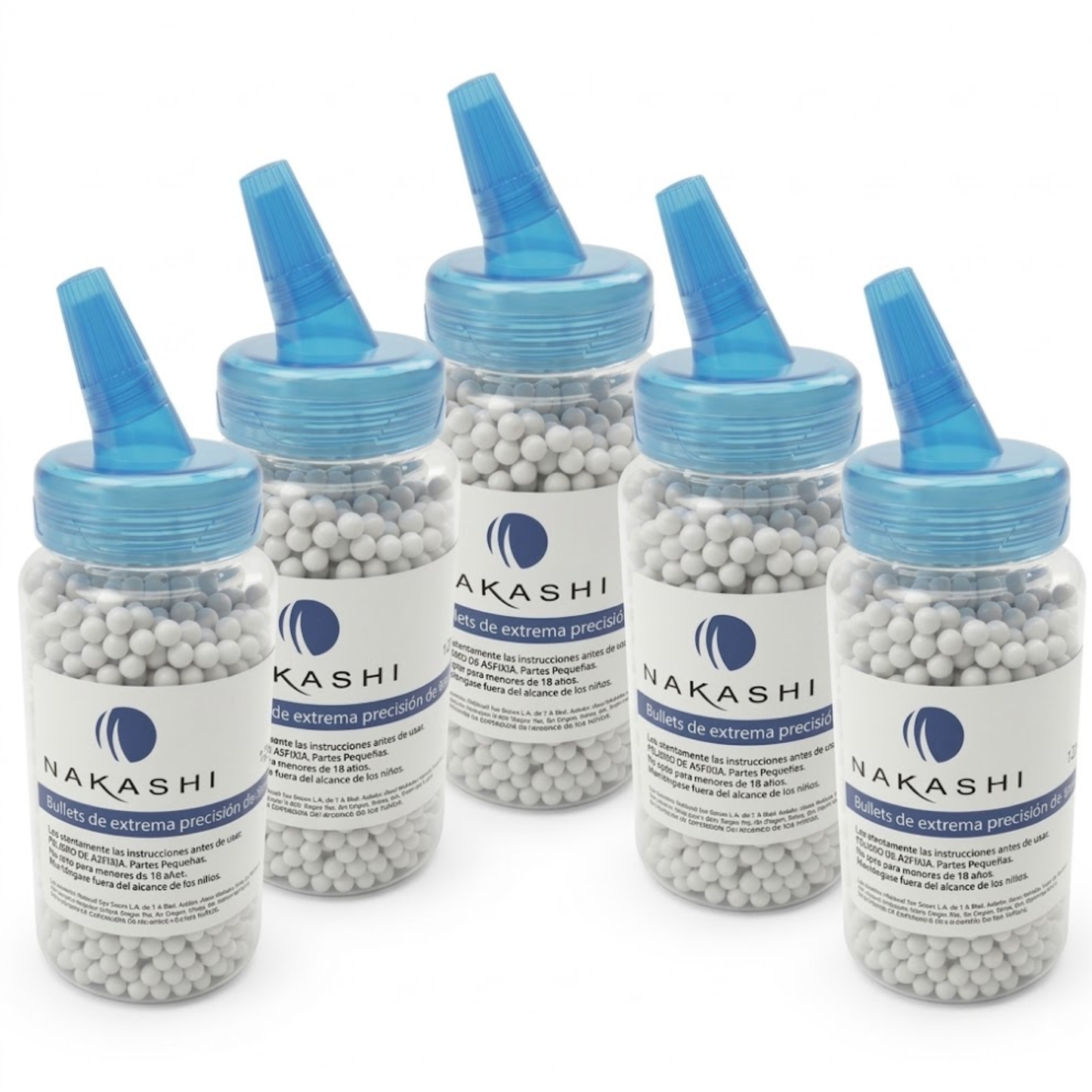Balines Plástico Nakashi 6mm 12g 10,000 BBS Airsoft Pistola