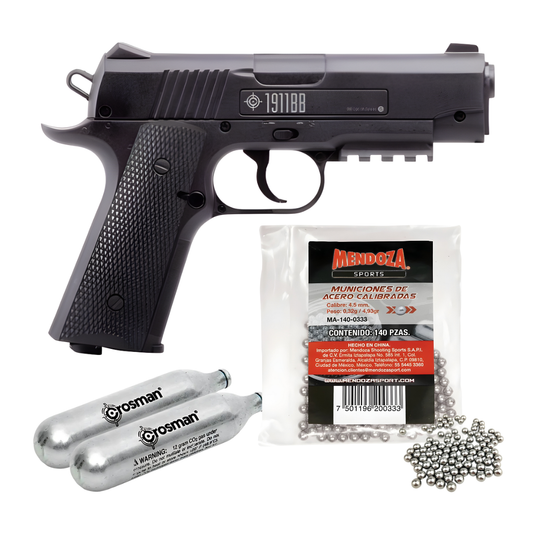 Pistola Deportiva Crosman 1911BB CO2 4.5mm Con BBS Y CO2