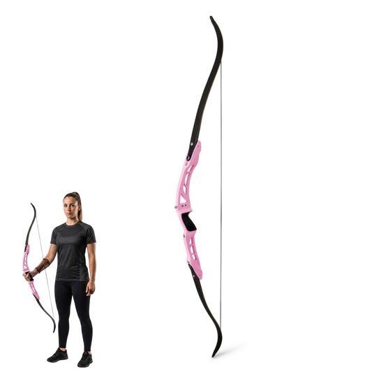 Arco Recurvo Competencia Mendoza MAR-045 Rosa 18-36 lbs