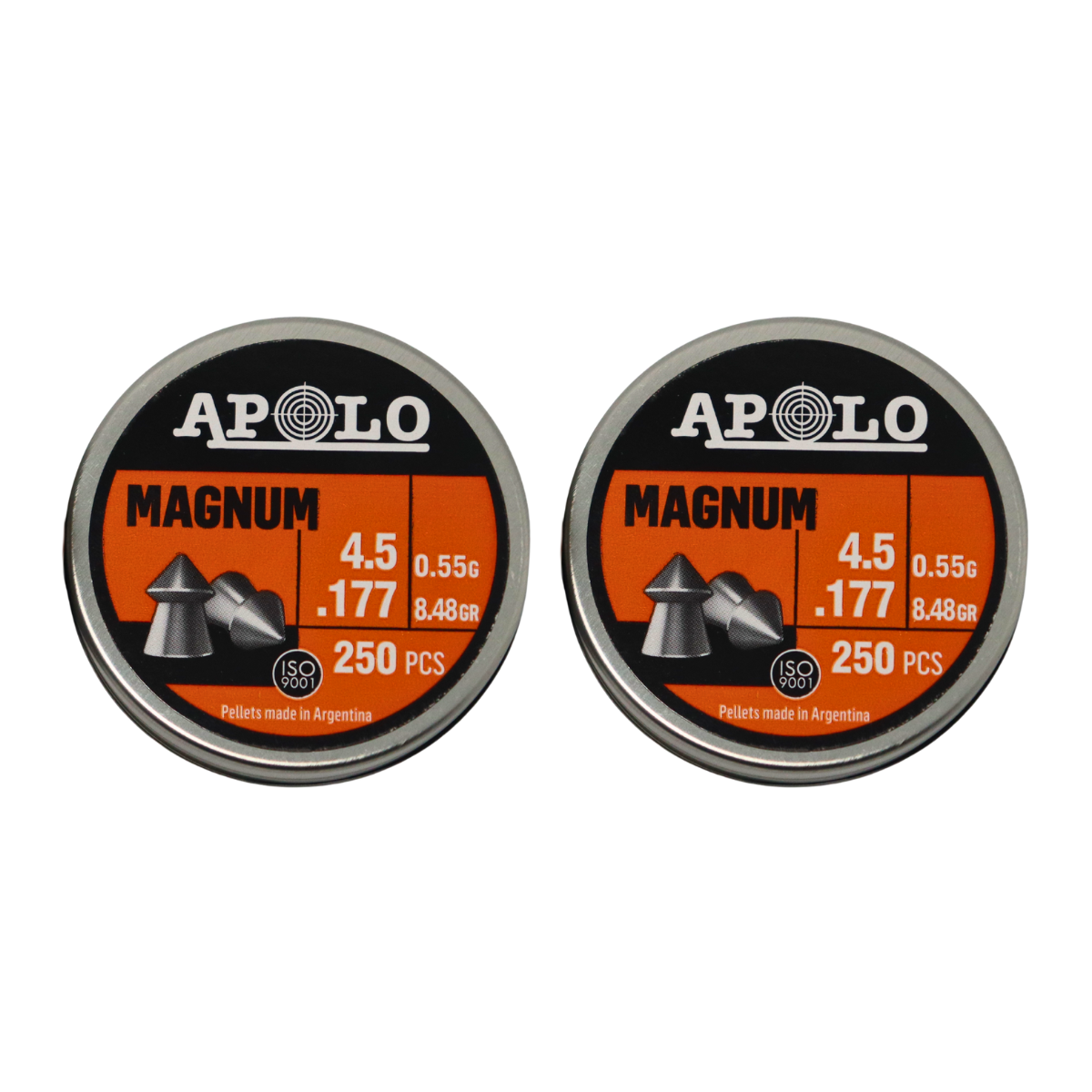 2 Pack Apolo Diábolo E-12002 4.5 mm Punta Magnum 8.48gr