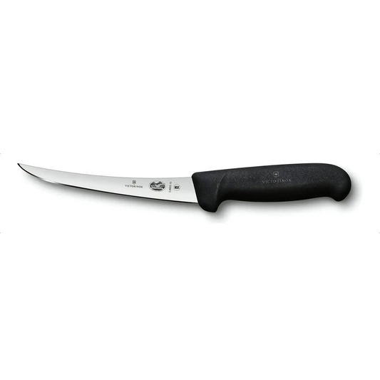Cuchillo Deshuesador Victorinox, Fibrox, 15 Cm, Negro Negro
