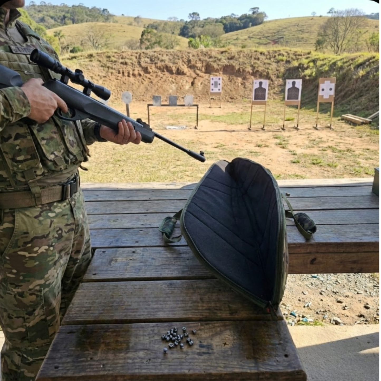 Rifle Deportivo Nova Vista Bb15 Nitropiston 5.5 Mm + Funda