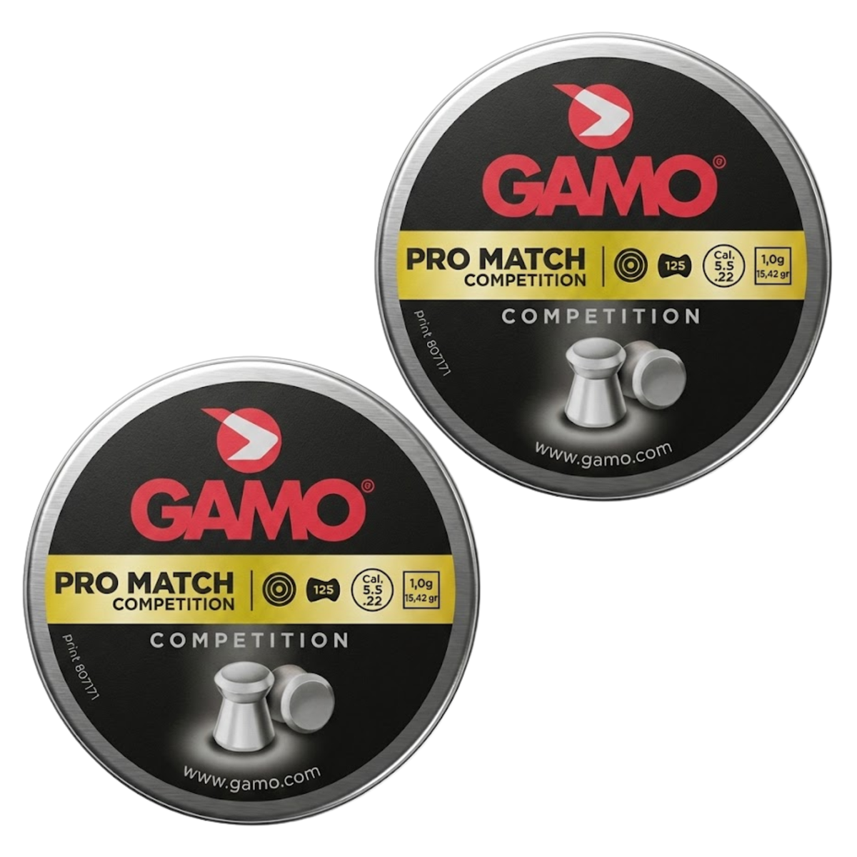 Diábolo Gamo Magnum Cal. 5.5 c/ 125 pzas 2 pack