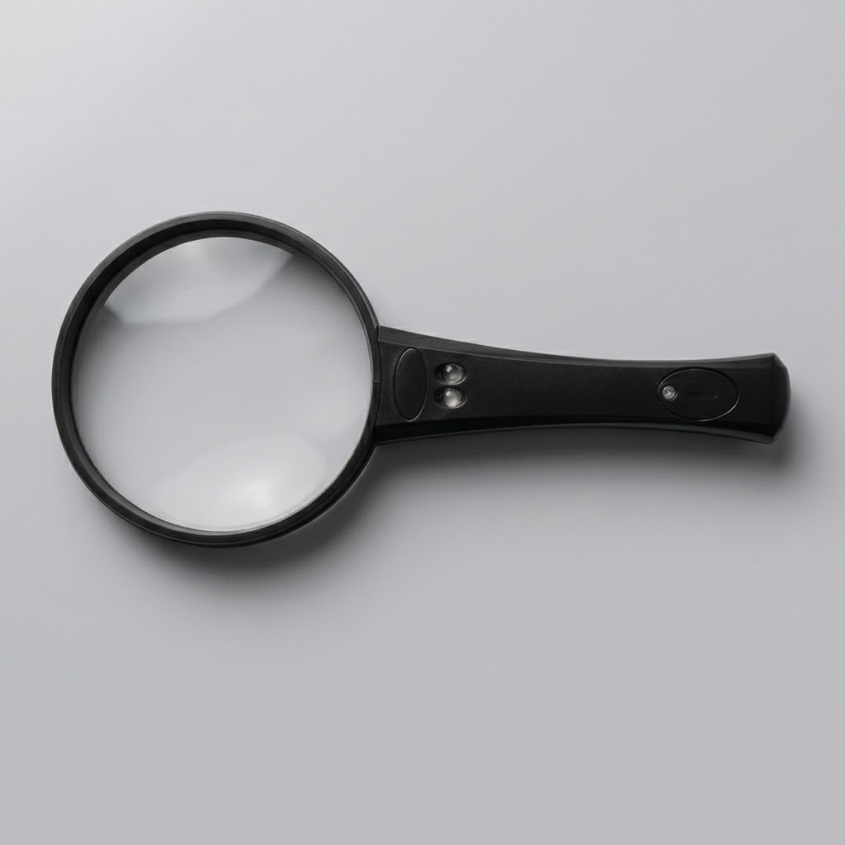Lupa De Vidrio 90 Mm Con Luz Led Mo-014 Verden
