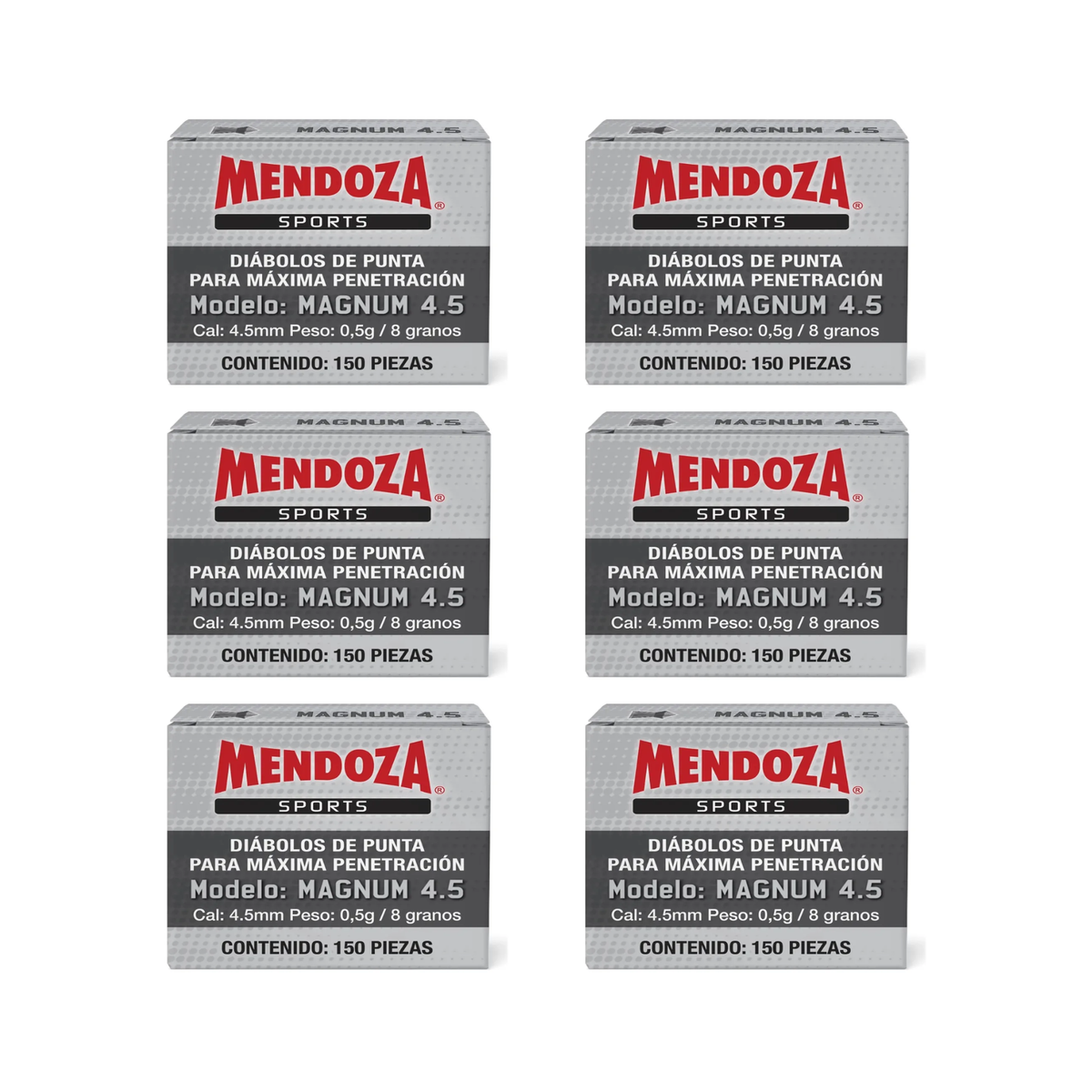 Diábolos De Punta Magnum Mendoza 4.5mm 900 Pzas.