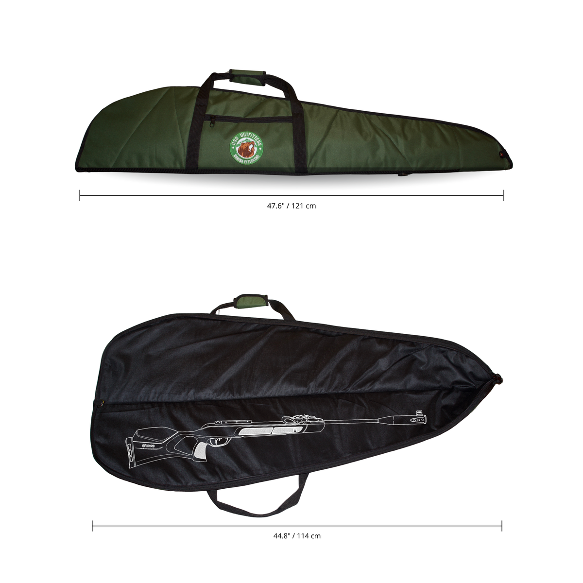 Funda Para Rifle Deportivo 48 Pulgadas Oso FRM08121 Verde