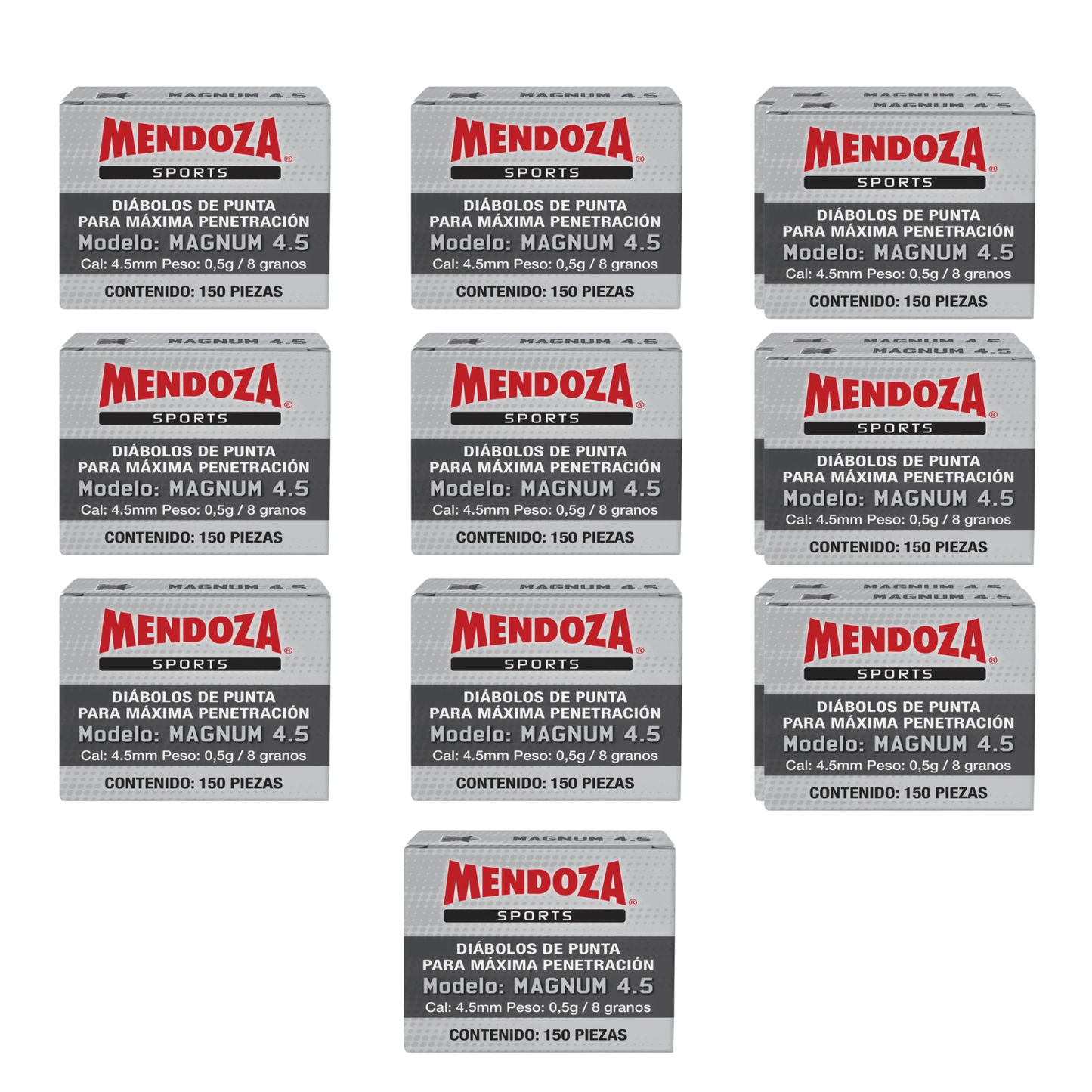 Diábolos De Punta Magnum Mendoza 4.5mm 1500 Pzas.