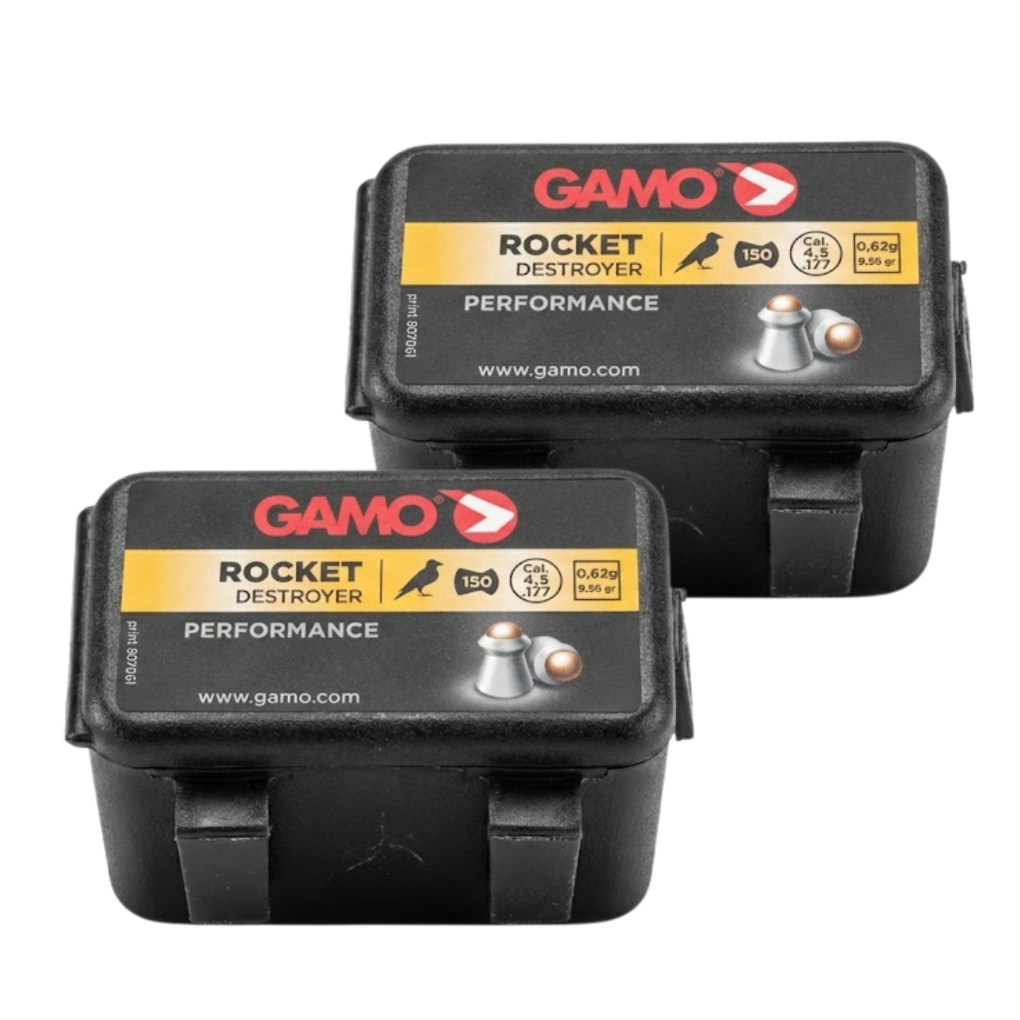 Diábolo Gamo Rocket Metal 4.5 Mm 150 Pzs caza menor 2 pack