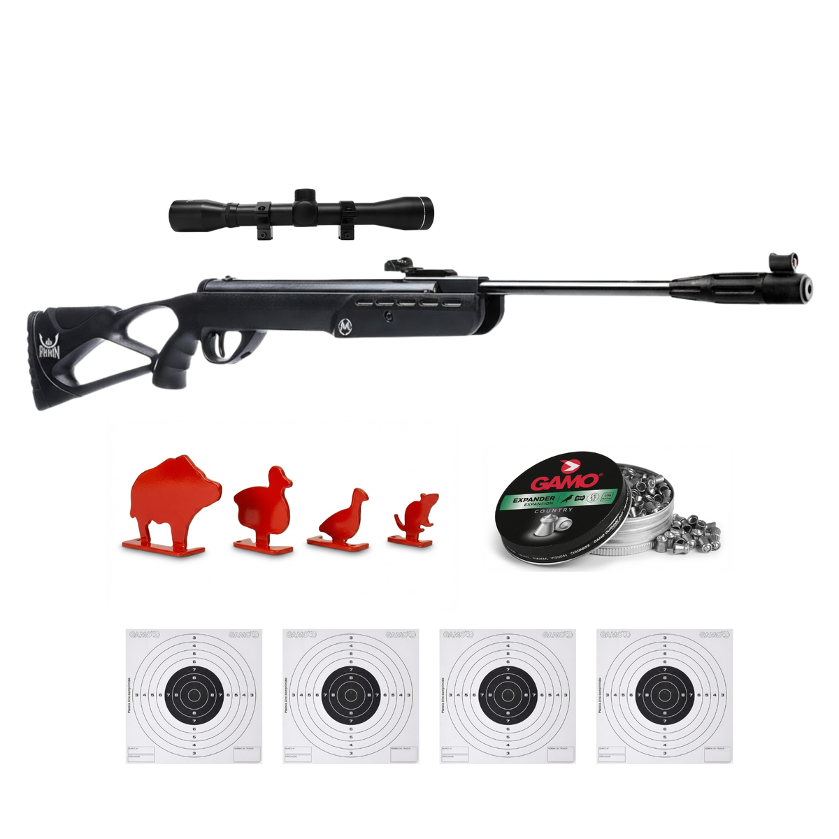 Rifle de aire Mendoza Ronin 5.5 mm Resorte 800 fps en Kit