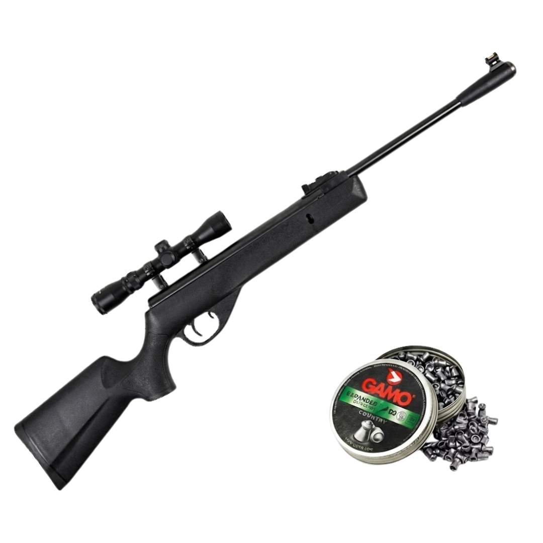 Rifle Deportivo Nova Vista Bb15 Cal. 5.5mm + Mira Y Diábolos