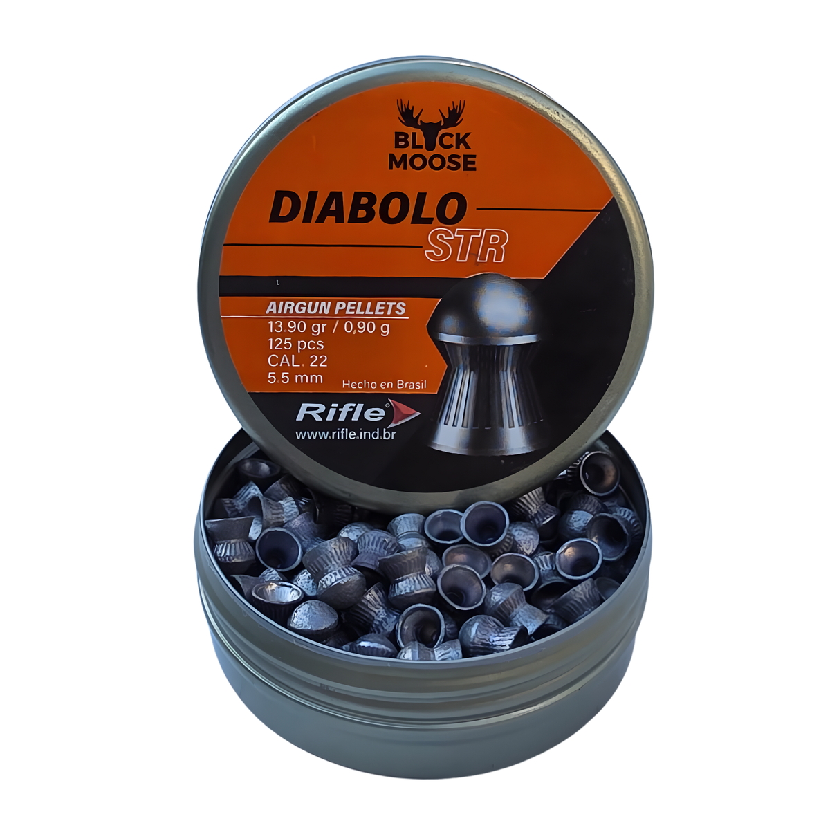 Diabolo Black Moose Modelo Srt C/125 Pzs. Calibre 5.5 Mm.