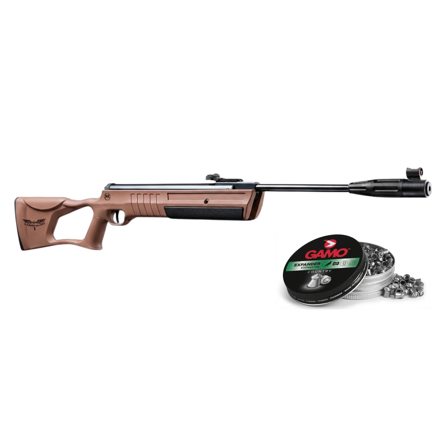 Rifle de aire Mendoza Legionario 5.5mm Resorte +Diabolos