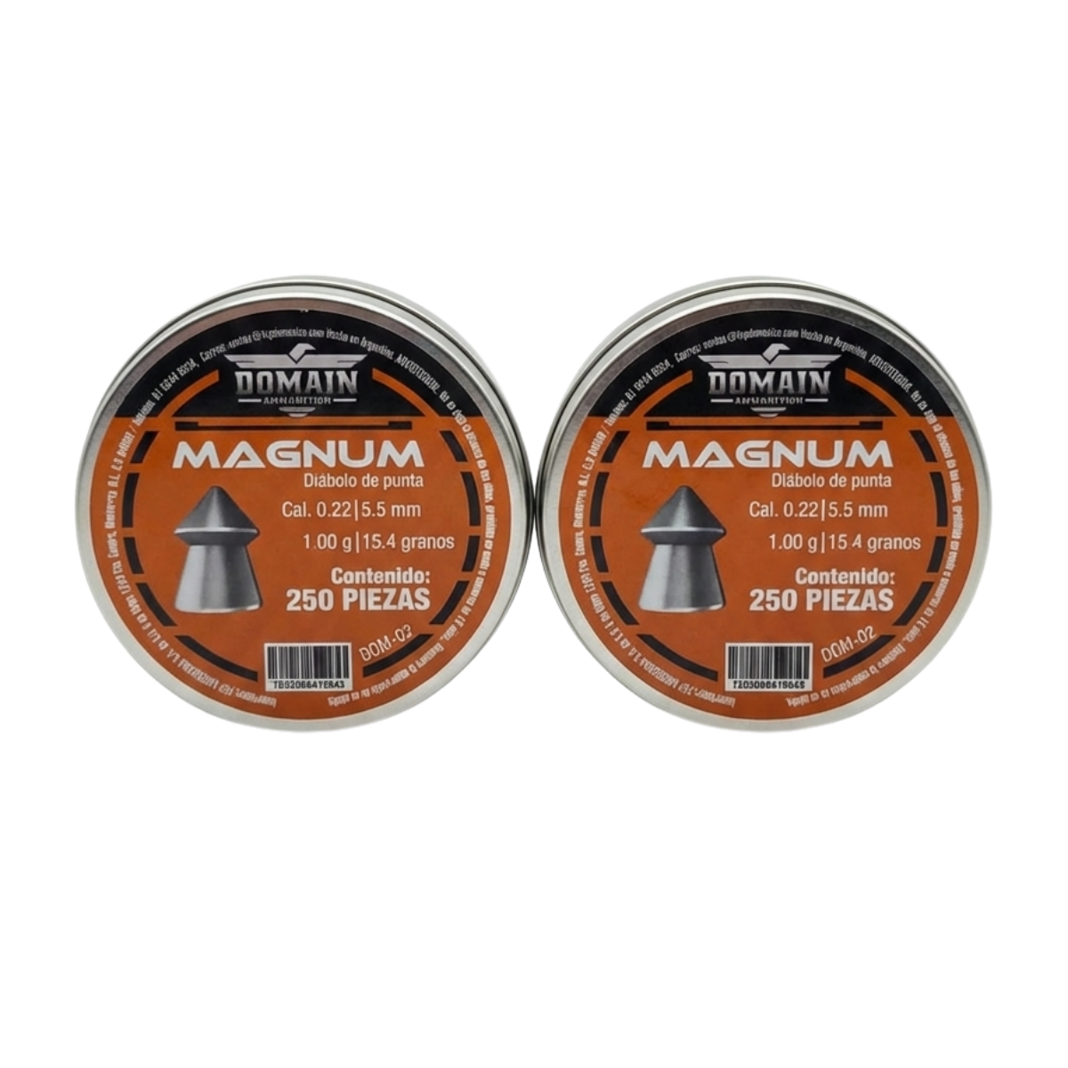 2 Pack Domain Diábolo DOM-02 de Punta p/ Cacería Penetración